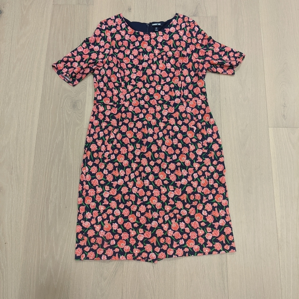 Land's End floral dress 18  Tall